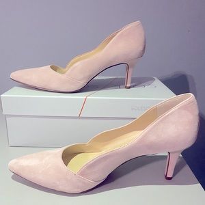 Sole Society Blush Pink Scalloped Heel